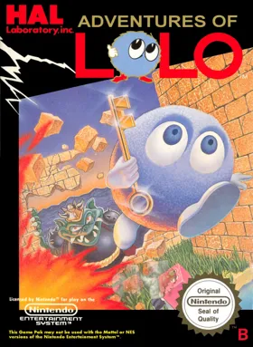 Adventures of Lolo (Europe) (Virtual Console) box cover front